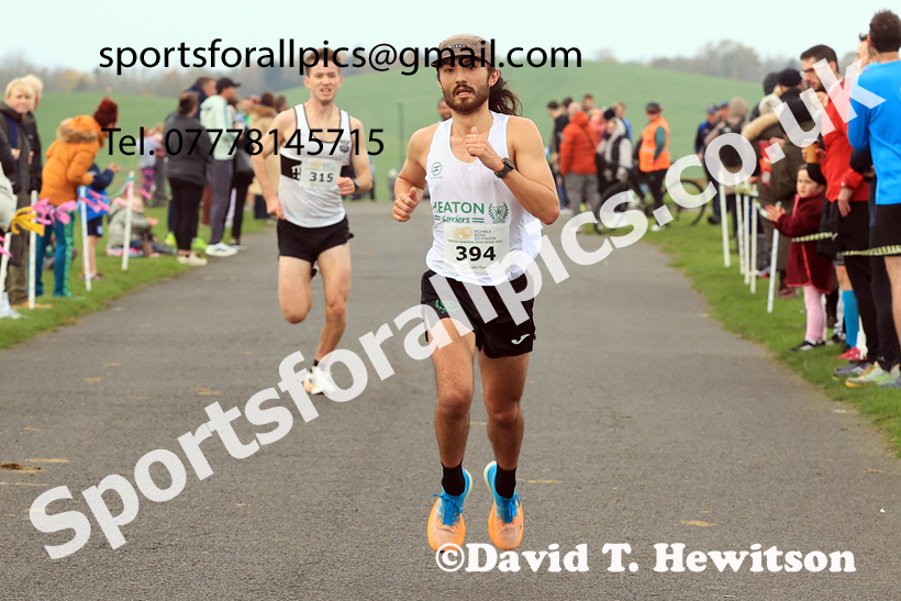 Mens and Womens 2025 Heaton Memorial 10k Road Race, Newcastle Town Moor, Sunday, November 9th. Photo: David T. Hewitson/Sports for All Pics